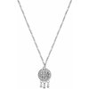 Brosway Oceľový náhrdelník lapač snov chakra BHKN095