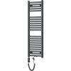 MEXEN/S - Hades radiátor + vykurovacia tyč 1200 x 400 mm, 600 W, antracit W104-1200-400-2600-66