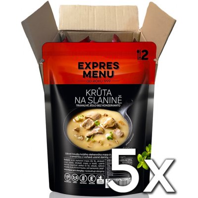 Expres menu Morka na slanine 2 porcie kartón 5 x 600g