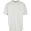 Build Your Brand Pánske tričko Heavy Oversize Tee - Svetlošedá | 4XL