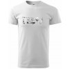 Golfový set - Tričko extra veľké (5-8XL) - 5XL - Obvod 167cm ( Biela )