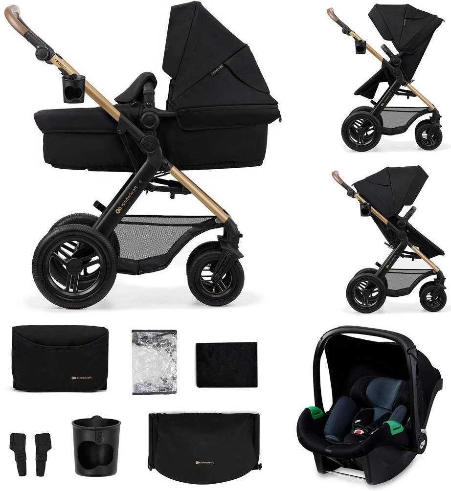 Kinderkraft Moov 2 AIR 3v1 Pure Black 2024