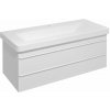 Sapho SITIA umývadlová skrinka 101,4x50x44,2cm, 2x zásuvka, biela matná SI105-3131