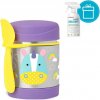 SKIP HOP Zoo Termoska na jedlo s lyžičkou/vidličkou Jednorožec 325 ml, 3+ + AQUAINT 500 ml