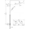 Ideal Standard CeraTherm T25 - Sprchový systém s termostatickou batériou, čierna matná A7545XG