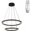 NEDES J4342/B Závesné LED svietidlo 130W, 3000K-6500K, 7800lm, IP20, DO, stmievanie, čierna/zlatá