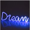Polux | LED Neónová nástenná dekorácia DREAM LED/3W/3xAA USB modrá | SA1968