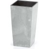 Prosperplast Kvetináč s vložkou Urbi Square (sivá/betón, 27 x 50 x 27 cm (Š x V x H)) (100275788)