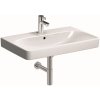 Geberit Smyle Square umývadlo 75x48 cm obdĺžnik umývadlo na nábytok-pultové umývadlo biela 500.249.01.1