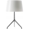 FOSCARINI Lumiere XXL FN191001A_11 Aluminium + White (Dizajnové talianske stolíkové svietidlo.)