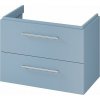 Cersanit LARGA 80 Skrinka umývadlová závesná, 79,4x44,4x57,2 cm Modrá mat., S932-074 S932-074