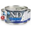 N&D Dog Ocean konzerva Adult Mini Herring & Shrimps 140 g