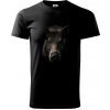 Diviak fotka - Tričko extra veľké (5-8XL) - 5XL ( Čierna )