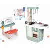 Set kuchynka a školská lavica Cherry Kitchen Smoby s elektronickými funkciami a sada magnetiek s číslami a písmenkami