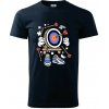 Lukostreľba komiks - Klasické pánske tričko vyššej gramáže - XL ( Tmavomodrá (veľmi tmavá - skoro čierna) )