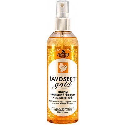 Amoené Lavosept Golddezinfekcia na kožu s glitrami 200 ml