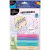 Kreatívny set omaľovánok s bodkami a pečiatkami fixky KIDEA