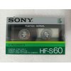 SONY HF-S 60, 1985 MC kazeta Type I Normal, bezchybný stav