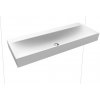Umývadlo Kaldewei Silenio 3046 120x46 cm alpská biela bez otvoru pre batériu, bez prepadu 904506313001