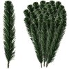 Umelé smrekové vetvičky 21 cm Ruhhy 22512 sada 40 ks
