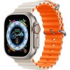 Devia remienok Deluxe Series Sport6 Silicone Two-tone Band 40/41mm - Starlight/Orange 6938595381621