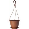 AB LINE 25480ID Závesný kvetináč CAMPANA 17cm + podmiska + hák