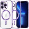 Techsuit Luxury Crystal MagSafe puzdro pre iPhone 13 Pro Max – svetlofialové (Light Purple)