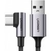 Ugreen 60128 USB / USB-C 3A, 2m, sivý