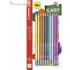 STABILO pencil 160 - ceruzka s gumou - tvrdosť HB - 10 ks - 2x žltá / oranžová / modrá / petrolejová / ružová