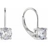 PAVONA Strieborné náušnice detské okrúhle so zirkónmi 11477.1 crystal