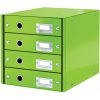 Leitz 604954 Zásuvkový box 4 Click & Store zelená WOW