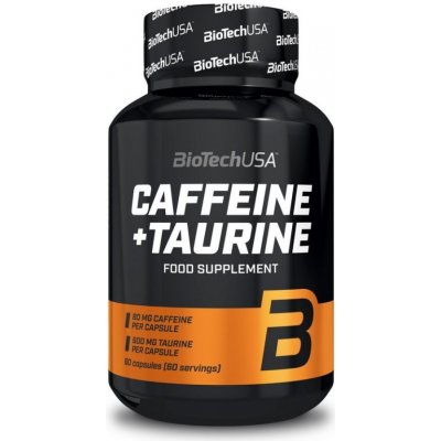 BioTech USA Caffeine+Taurine 60 kaps, Balenie 60 kps