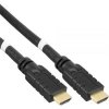 PremiumCord HDMI 4K/60Hz, ethernet, so zosilňovačom, 3x tienená, 2.0, 20m kphdm2r20