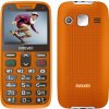 EVOLVEO EasyPhone XR, mobilní telefon pro seniory s nabíjecím stojánkem, oranžový EP-601-XR-OR