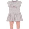 Dirkje Set 2dielny šaty Grey Melange Dusty Pink