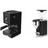 Gaggia Classic UP, black + Rocket Espresso GIANNINO, black/chrome