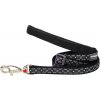 Nylonové vodítko Red dingo Snake eyes čierne šírka: 12 mm