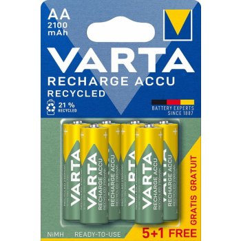 Varta Recycled AA 2100 mAh 6ks 56816 101 476