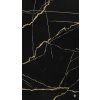 PVC mramorový stenový panel –Čierny so Zlatými Žilami – 60×120 cm Trieda: Trieda C