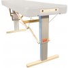 Prenosný elektrický masážny stôl Clap Tzu Linea Wellness Farba: PU - biela (white), Rozmery: 192x75cm, Doplnky: sieťové napájanie + vstavané elektrické vyhrievanie + nožný spínač od 192*75 cm | 29 kg