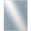 DANTIK - Zrkadlo v rámu, rozmer s rámom 70x90 cm z lišty Hliník strieborná lesk (7269003)