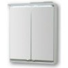 Olsen Spa NICE 60 Zrkadlová skrinka s LED osvetlením 60x64x17cm, Biela OLNNIC60