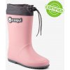 Detské gumové čižmy COQUI RAINY COLLAR Powder pink/Dk. grey 35