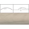 Narážacie lišty na plynulé vyrovnanie podlahových rozdielov, šírka 5 x 270 cm - breza siberia + cena za 1 ks