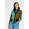 SVETER LA MARTINA WOMAN TRICOT ALPACA BLEND DULLGOLD/ARCTIC/NAVY