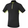 Dres krátky pánsky Shimano Polo Shirt čierny M
