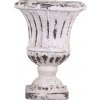 Chic Antique Krémový antik obal na kvetináč/ váza s patinou - Ø 32*42cm - Chic Antique