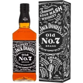 Jack Daniel's Limited Edition Jack & Music 43% 0,7 l (čistá fľaša)