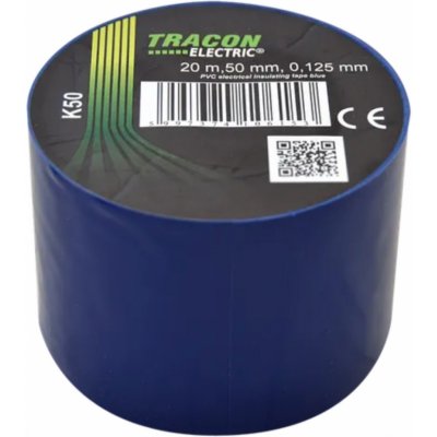 Tracon electric Páska izolačná 50 mm x 20 m modrá