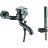 Vaňová batéria WF Industrial so sprchovacím setom 150 mm olejom pogumovaný bronz SIKOBWFS223